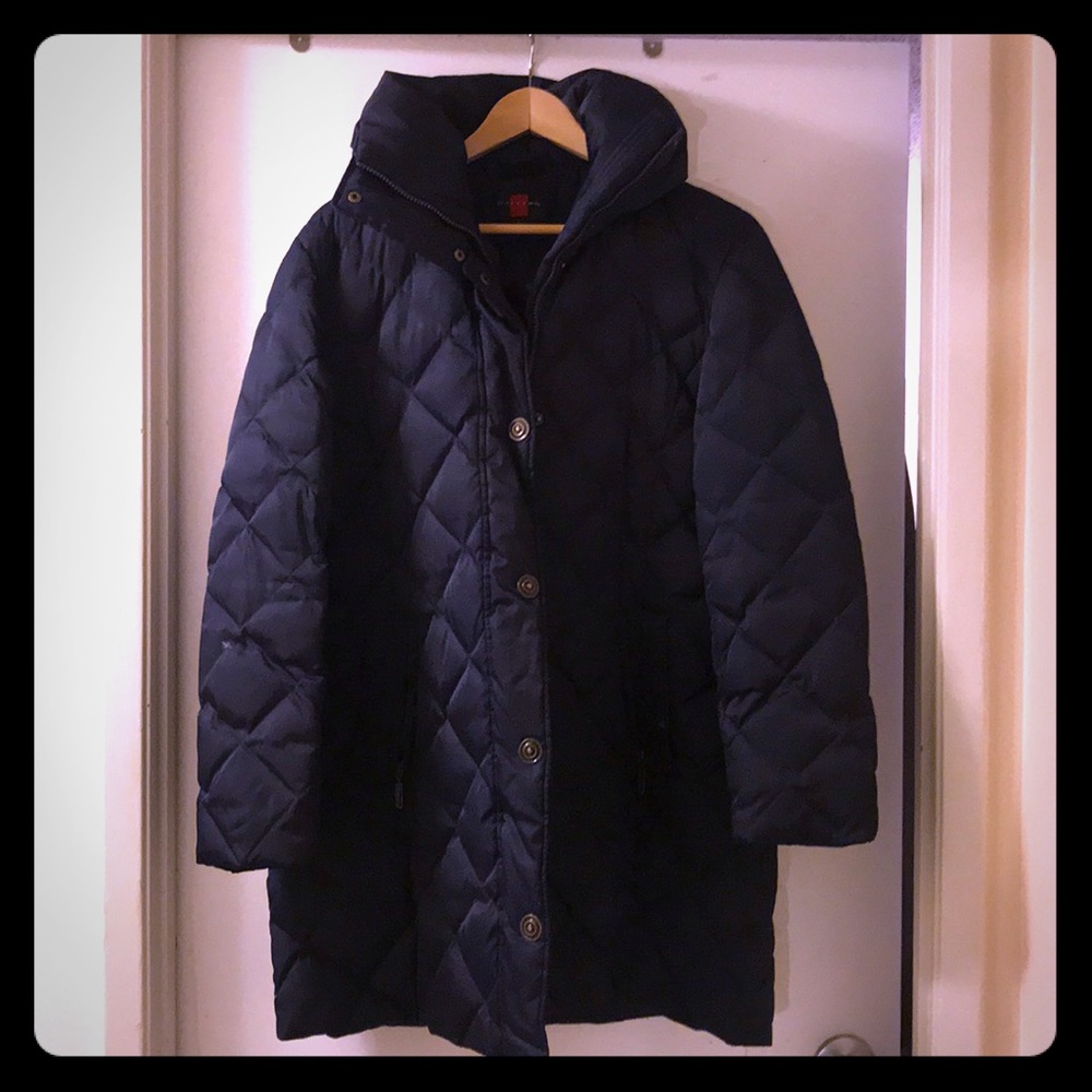 Blue puffer quilted coat from Nordstroms